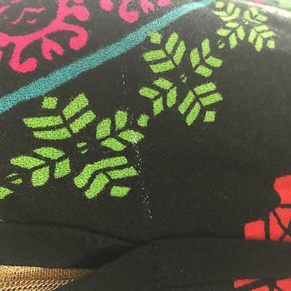 Ella Moss Aurora Shift Mini Dress Size S 3/4 Sleeve Printed Black Multi EUC B85 - Picture 6 of 6